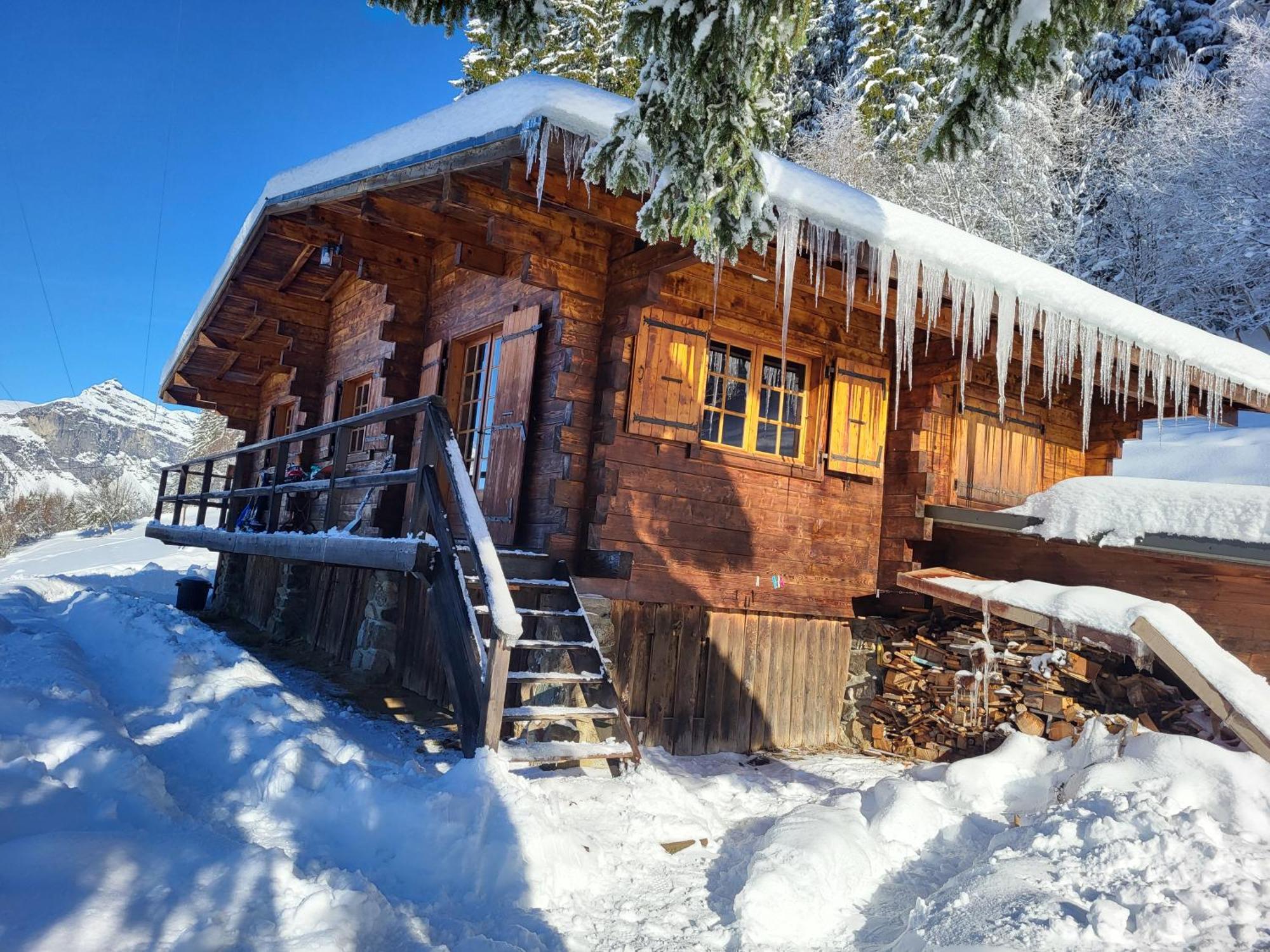 Chalet D'alpage Avec Vue Incroyable
